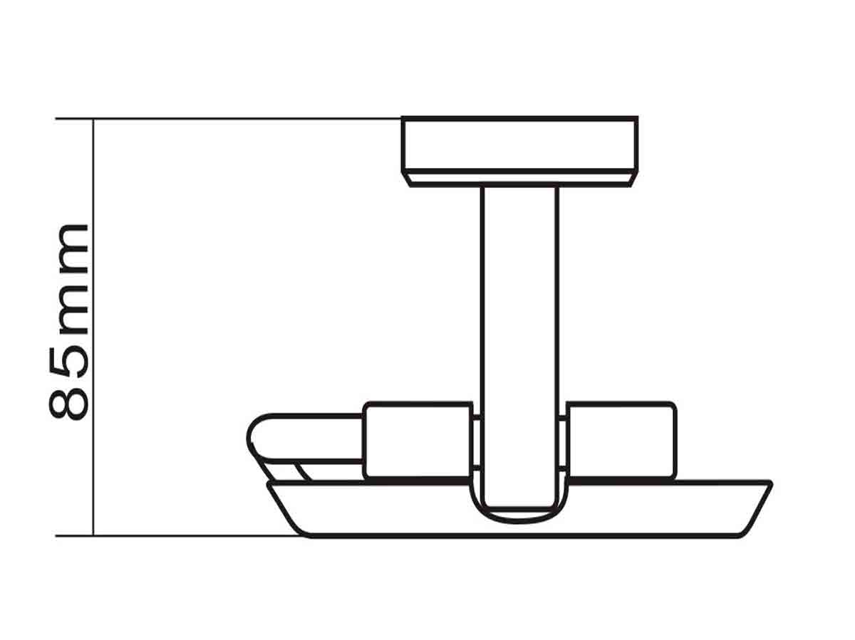 3407 Toilet Paper Holder Dimension B