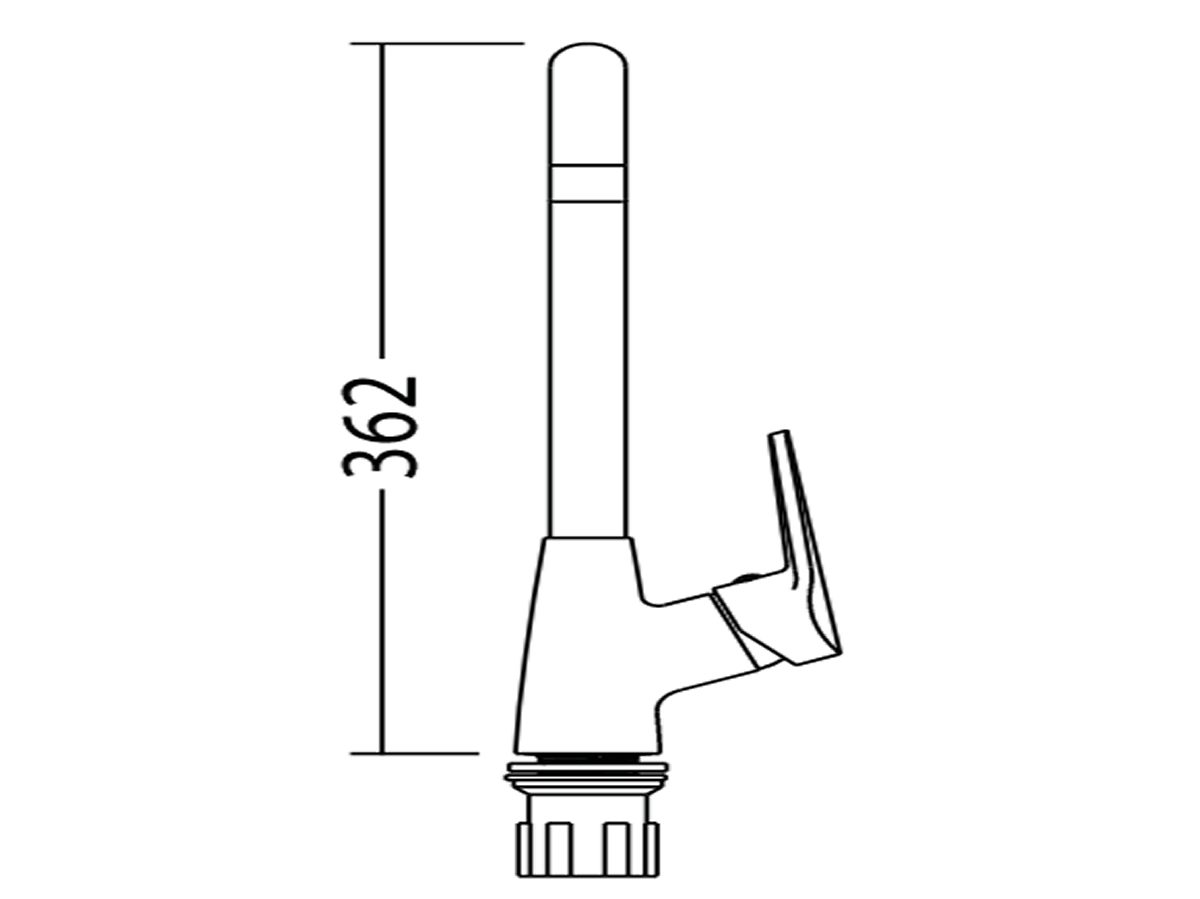 CR-4305 Pillar Sink Mixer Dimension B