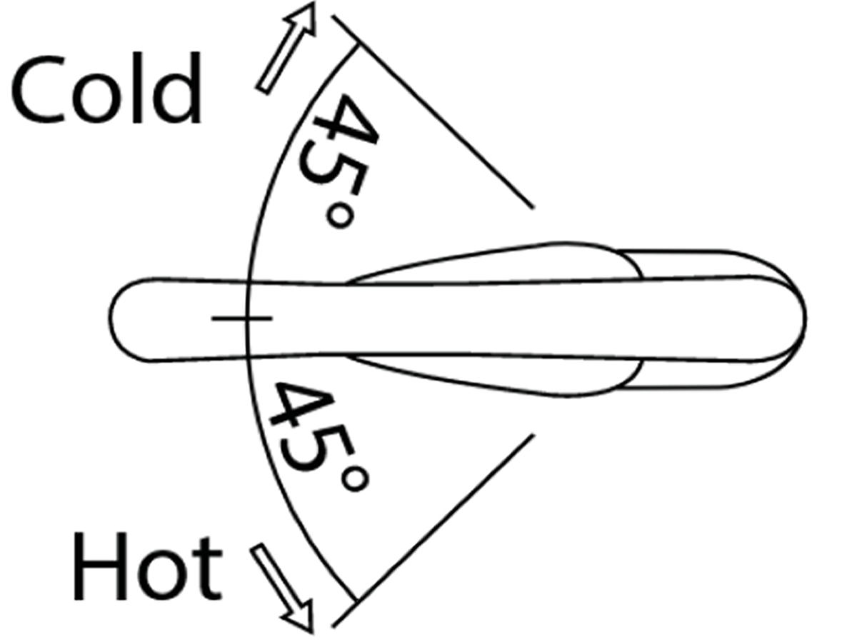IE-5708 Pillar Sink Mixer Dimension B