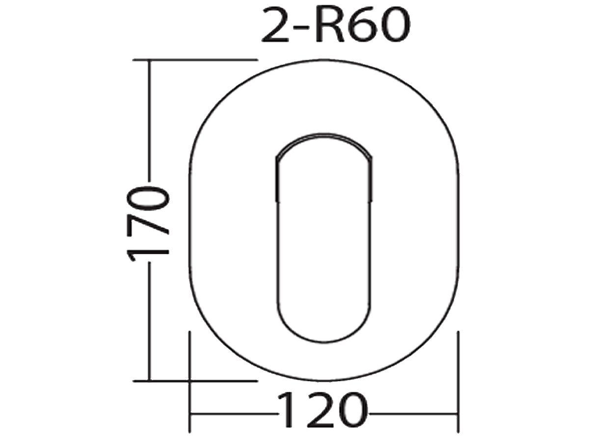 OT-3709 Concealed Shower Mixer Dimension