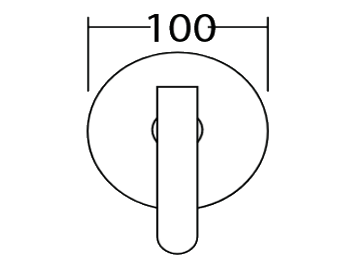 33029BF-QT-S2B 1/2” Stopcock (Quarter Turn) Dimension B