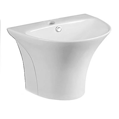 WB-340 Wall Hung Basin with Pedestal Image
