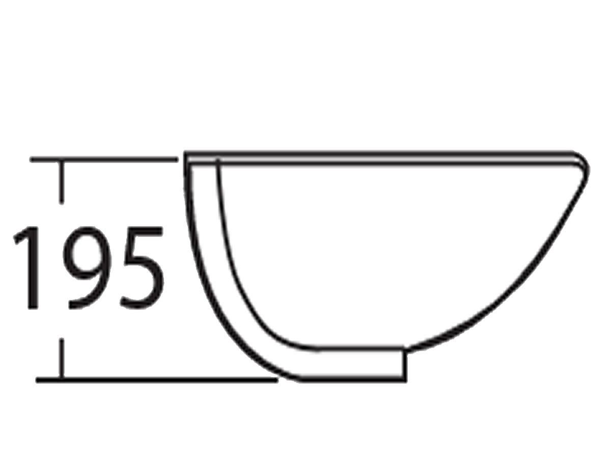 WB-416 Under Counter Basin Dimension B
