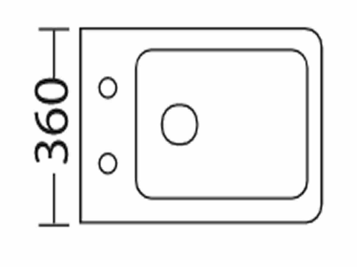 WC-314P Water Closet Pan Dimension B